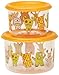 Sugarbooger Good Lunch Small Snack Container, Hungry Monsters, 2 Count