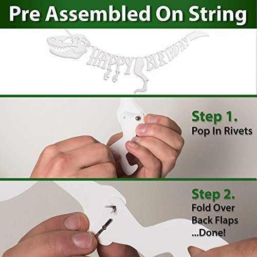 1 Dinosaur+Happy+Birthday+Banner+Pre+assembled