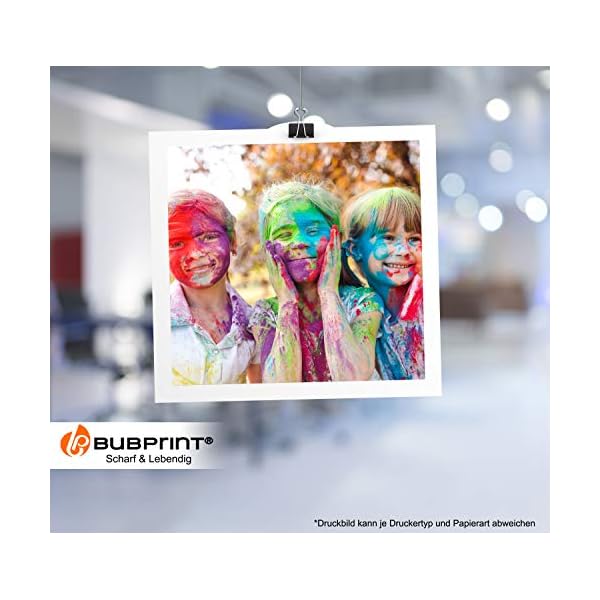 Bubprint 6 Druckerpatronen kompatibel als Ersatz für Canon PGI-580 CLI-581 XL Pixma TS8100 TS8150 TS8151 TS8152 TS8200 TS8250 TS8251 TS8252 TS8350 TS8351 TS8352 TS 9120 9150 9155 mit Fotoblau – Bild 6