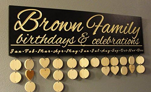 Birthday Board, Family Sign, Family Birthday Sign, Celebration sign, Personalized birthday board, Family Birthday Sign,