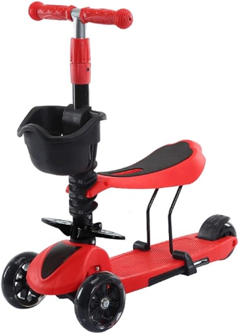 Beginners Children Scooter Wide-wheeled Boy Scooters for Kids 2-12