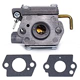 FitBest Carburetor WT-827 for MTD Troy-Bilt TB10CS TB20CS TB20DS TB65SS TB70SS TB90BC Gas Trimmer Replaces 753-05133