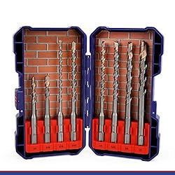 WORKPRO 8-Piece SDS-plus Drill Bit Set, Carbide