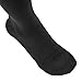 Lightweight Long Athletic Black Socks - Moisture Control, Comfort and Pain Relief, Fits Sizes S/M/L for Men & Women, Sport Premium Cotton 3 Colors, Knee High Stockings. Best for Travel, Work, Running