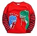Coralup Toddler Little Boys Girls Cotton Long Sleeve T-Shirt(18 Months-8 Years)