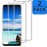2 Pack TicTacTechs Galaxy S9 Tempered Glass Screen Protector [HD - Clear][Case Friendly][No bubbles] for Samsung Galaxy S9