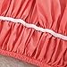 AYASW Bed Skirt Twin Size 14 inch Drop Premium Soft and Cozy 1800 Brushed Microfiber Dust Ruffle Three Fabric Sides Wrap Around BedSkirt Only Cocktail Coral with Elastic No Top Easy On Stable
