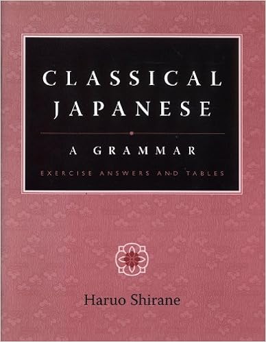 Amazon Com Classical Japanese A Grammar Shirane Haruo Books