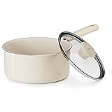 Redchef Ceramic Nonstick Saucepan with Lid, 3QT