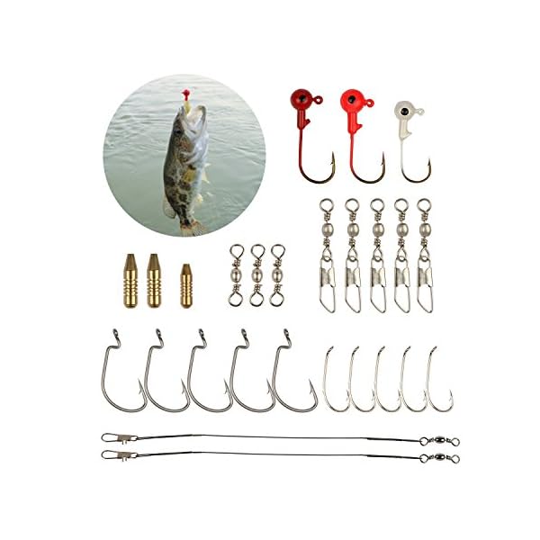 Goture-Fishing-Lures-Set-Including-Soft-Hard-Fishing-Lures-Topwater-Baits-Minnow-Popper-Jig-Heads-Swivels-and-Other-Fishing-Gear-Tools-with-Fishing-Tackle-Box-for-Saltwater-and-Freshwater