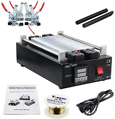 IMAX iPhone Galaxy HTC Samsung Galaxy S2 S3 S4 7" cellphone LCD Screen Separator Machine Screen Glass Repair LCD Removal Hot Plat (SI948H),.