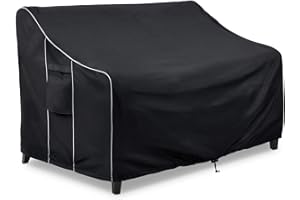 BOLTLINK Outdoor Patio Furniture Covers Waterproof ,Durable 3-Seater Sofa Cover Fits up to 78W x 38D x 29H inches