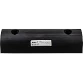 Buyers Products D312 Extruded Rubber D-Shaped Bumper, 3 x 3 x 12 In | D-Shaped Rubber Bumper Helps Protect Trucks, Trailers, Vans, And Loading Docks From Frequent Impact Damage During Docking