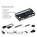Raspberry Pi Zero 2 Case, Raspberry Pi Zero Case Kit with Pi Zero Heatsink, HDMI Adapter, Heatsink for Pi Zero W 2 / W/Pi Zero 1.3 / Pi Zero WH (Black)