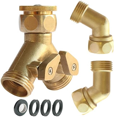 PLG Heavy Duty Brass 2 Way Hose Splitter- Buy Online in India at Desertcart
