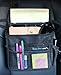 Think Clean Car Front Seat Organizer (Black -13.8 x 11.5 inches) Mid-Sized Auto Storage for Files, Laptop, Table and Cell Phone. Heavy-Duty Strap and Secure Buckle