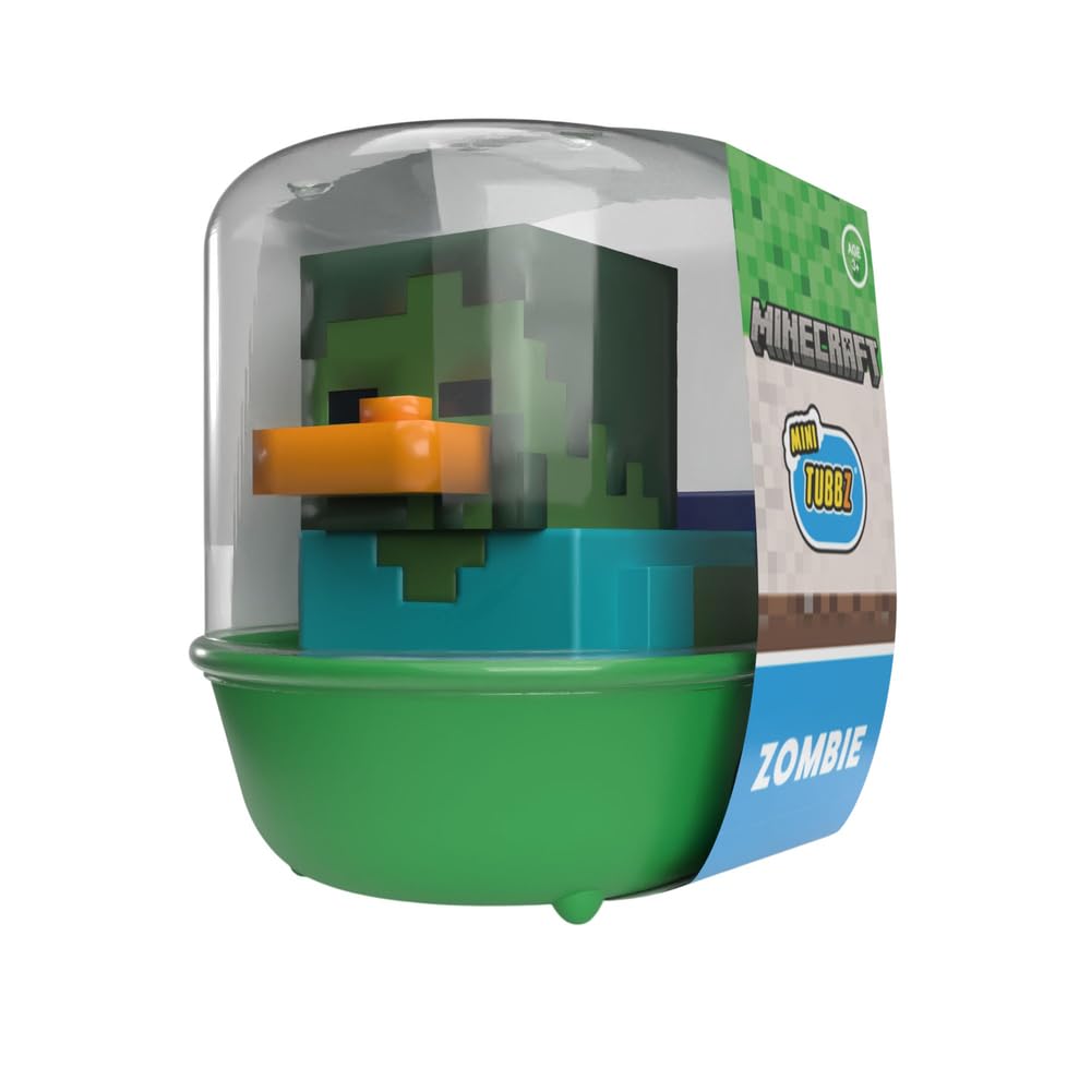 TUBBZ Mini: Minecraft - Zombie Cosplaying Rubber Duck Vinyl Figure