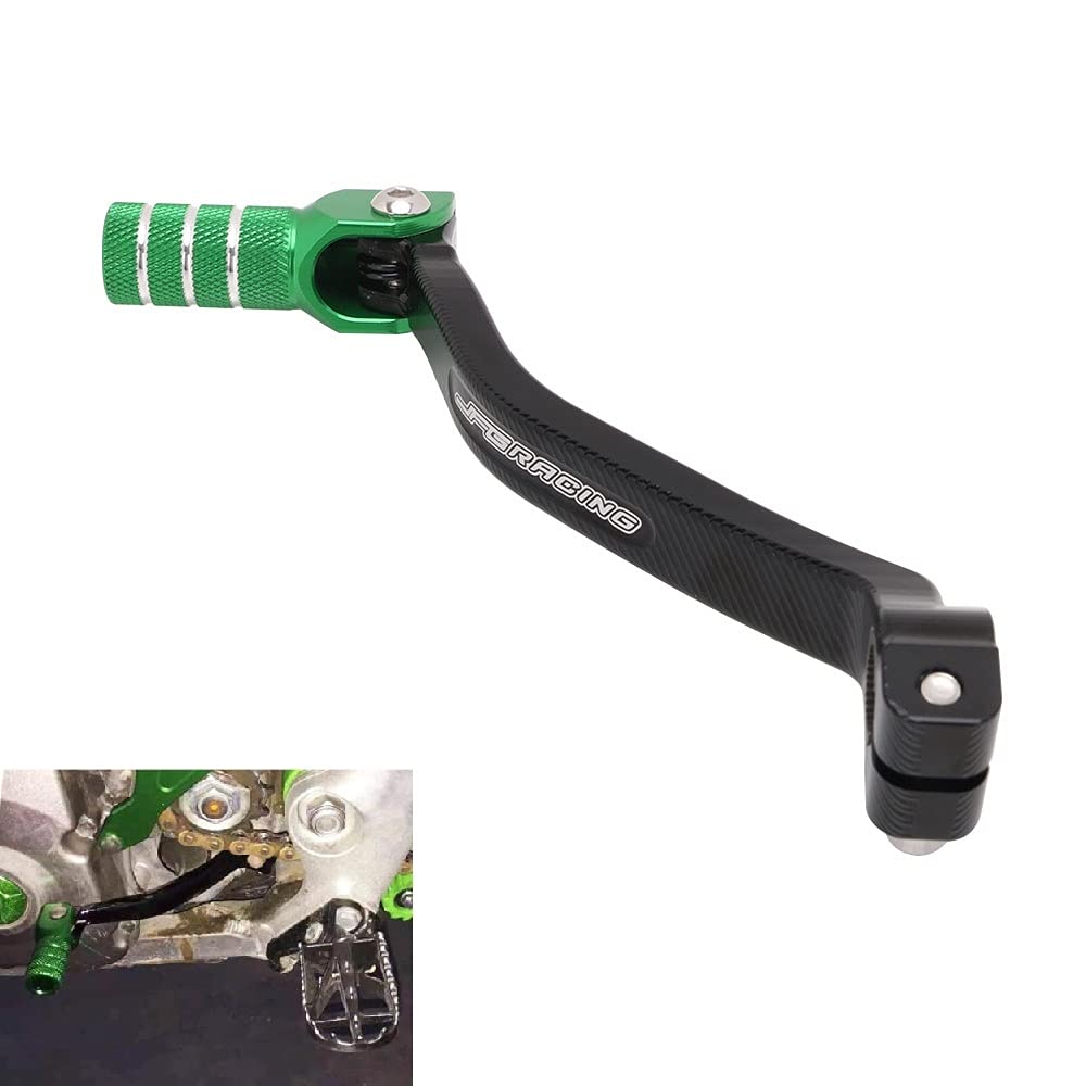 Photo 1 of AnXin Motorcycle Gear Shifter Pedal Shift Lever Arm CNC for KX250F 2009-2020 KX250 2019-2023 KX250X 2021-2023 Dirt Bike Green