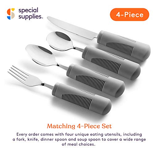 Special Supplies Adaptive Utensils (4Piece Kitchen Set) Weighted, Non