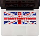 Kuzy Stickers UK Great British Flag Keyboard Skin for MacBook Pro 13