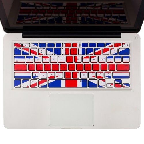 Kuzy Stickers UK Great British Flag Keyboard Skin for MacBook Pro 13