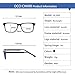 OCCI CHIARI Non-Prescription Eyewear Frame Clear Eyeglasses Men Optical Glasses Blue