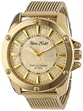 Marc Ecko Men's E18597G1 The Flash Gold Mesh Gold Dial Watch