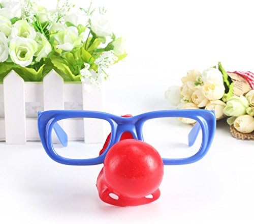 Joker Dress Up Costume Props Birthday Party Clown Nose Glasses Suit Unisex Adult And Children