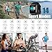 Smart Watch for Android/iOS Phones Compatible iPhone Samsung, Fitness Tracker with Heart Rate Monitor, IP68 Waterproof Smartwatch for Men Women Black