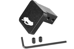 Bittwee Hood Latch Release Handle, Heavy Duty Billet Aluminum Hood Puller Cable Repair Kit, Replacement for 1996-2011, Hood Cover Lock Switch, Automotive Modification Accessories（Black）