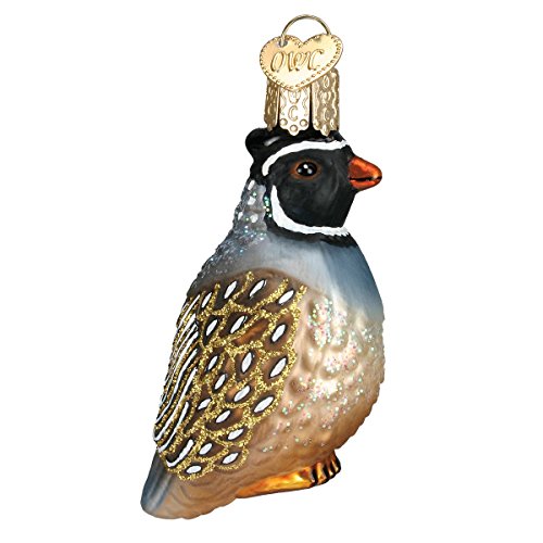 Old World Christmas Ornaments: Partridge Glass Blown Ornaments for Christmas Tree