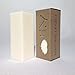Natural & Unscented White Soy Square Candle MANHATTAN by ILY Nature's Light 110 Hour Burn Time 2.35 x 6.3 Inch 1.2 lb. Grown and Made in the USA