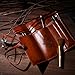 Twilight Vintage Pencil Case Pen Bag Pen Holder Bandage Synthetic Leather Makeup Pouch Rollup Cosmetics Organizer
