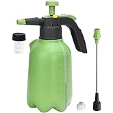 INNOVJOPRO 0.5 Gallon Hand Pump Sprayer with 2 Adjustable Nozzle | Garden Plant, Cleaning, Side Water Inlet, Safety Valve