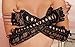 Gauss Kevin Black Nylon Lace Gloves Long Fingerless Gloves UV Protection Party Wedding