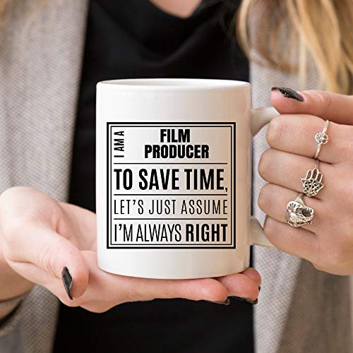 Film Producer Coffee Mug 11 oz - I Am A Film Producer. I'm Always Right - Film And Television Producer, Film and Music Producers Mug - Film & TV Producer Unique Coffee Mug - Film Producer Mug - Thumbnail 3