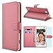 Sony Xperia C4 Case, INNOVAA Premium Leather Wallet Case with STAND Flip Cover W/ Free Screen Protector & Touch Screen Stylus Pen - Light Pink