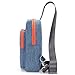 TINYAT Sling Canvas Bag Shoulder Chest Pack Casual Crossbody Travel Shoulder Bag for Women Men T601