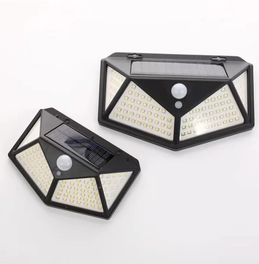 2no Solar-Powered LED Porch Lights with Motion Sensor – Waterproof Outdoor Wall Lamp for RV, Camper, Garage & Garden – Energy-Efficient Security Lighting for Camping & Home