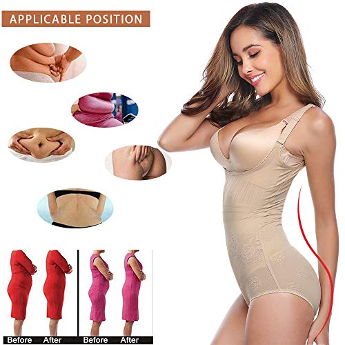 NewPI-Shapewear-Donna-Snellente-Shaper-Corsetto-Donna-Dimagrante-Seamless-Corsetto-Modellante-Bustino-Intimo-Modellante-Donna-Body-Modellante-per-Modella-Perfettamente-Il-Corpo