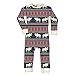 Lazy One Boys' Moose Fair Isle Union Suit