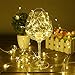 BHCLIGHT LED String Lights Battery Operated Starry Copper Wire Waterproof Décor Rope Lights For Seasonal Decorative Christmas Holiday, Parties,Wedding(50 Leds, 16.5 ft, Warm White)