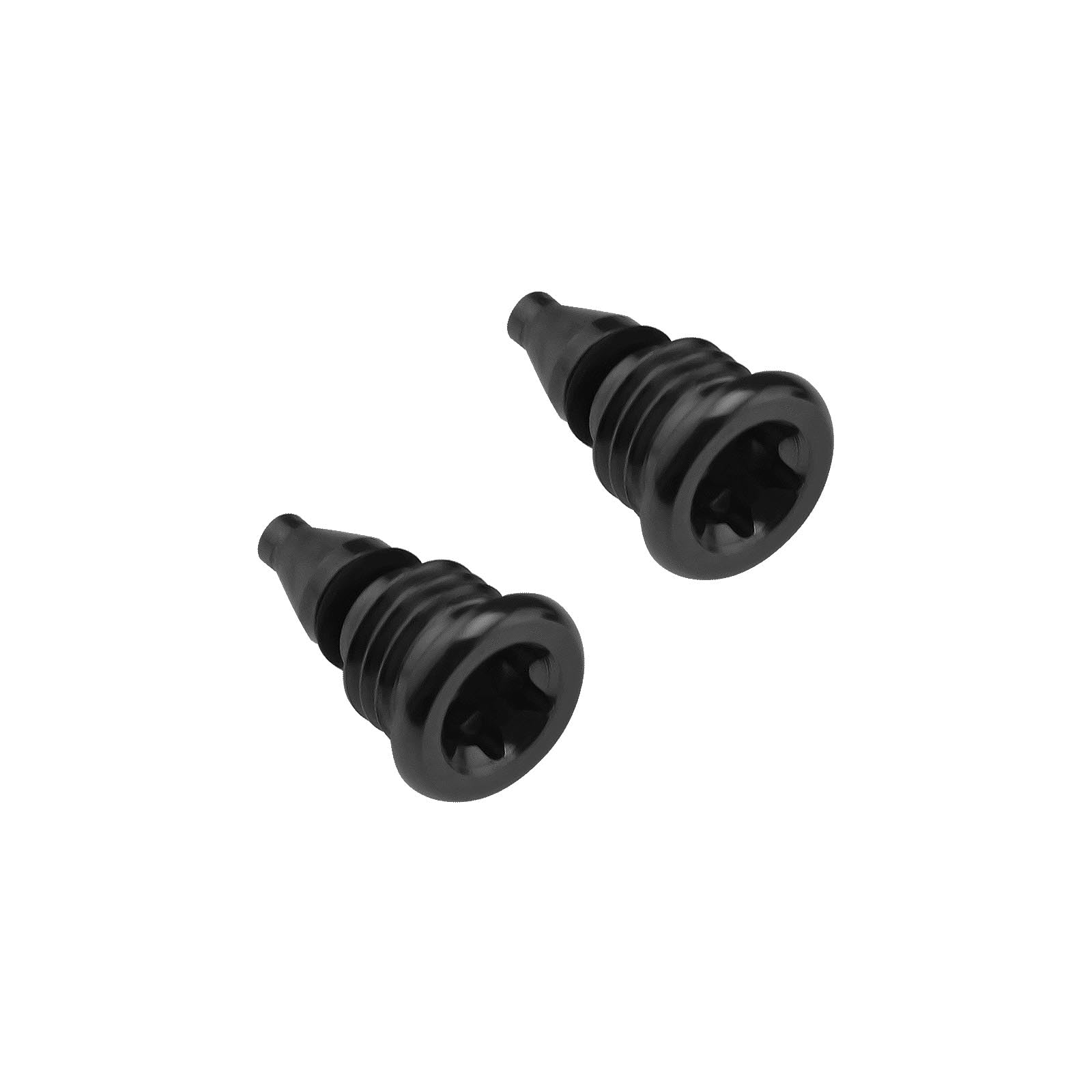 The Lord of the Tools 2Pcs Bicycle Bleed Screws for Lever Reservoir T25 Compatible with Magura EBT Bike Titanium Alloy Bolts Bicycle Fuel Tank Oil Filling Hole Screw Black