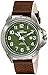 Timex Men's T499469J Expedition Rugged Silver-Tone Field Watch with Brown Genuine Leather Band
