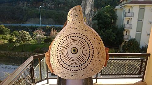 White Gourd Lamp All Time Best Seller Evil Eye LampShade Night Light Unique Birthday Gift Idea Boho Home Decor