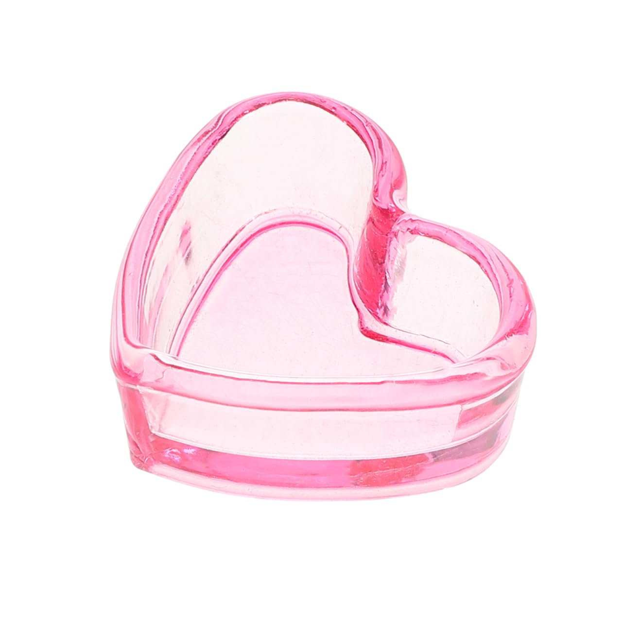 Heart-shaped Nail Dappen Dish Cup Decorative Glass Manicure Tool for Acrylic Nails Nail Brush Holder Versatile Storage for Liquids Small Items