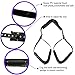 Leather Adjustable Padded Thigh & Neck Kit Harness Slave SM Sex Bondage Open Leg Restraint Harness Sling Strap for Couples