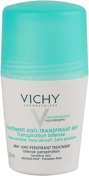 Desodorante 48H Roll on 50ml, Vichy, Branco