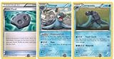 Carracosta, Tirtouga and Cover Fossil - Rare Pokemon Card Evolution Set (Plasma Blast #27, #28 and #79)