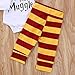 3Pcs/Set Infant Baby Boys Girls Snuggle Rompers+Striped Pants+Hat Take Home Outfits White